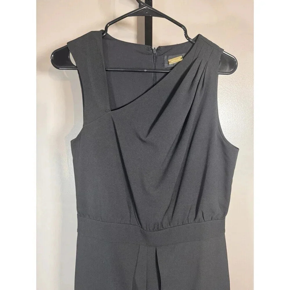 Alexia Admor Womens Black  Wide Leg Jumpsuit Size 10 - Picture 2 of 9
